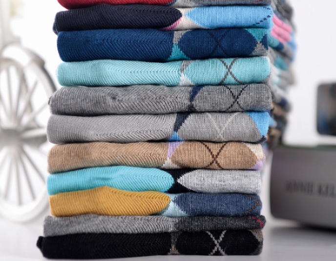 Socks how to fold socks skill illustration.